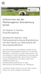 Mobile Screenshot of flaechenagentur.de
