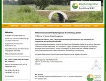 Tablet Screenshot of flaechenagentur.de